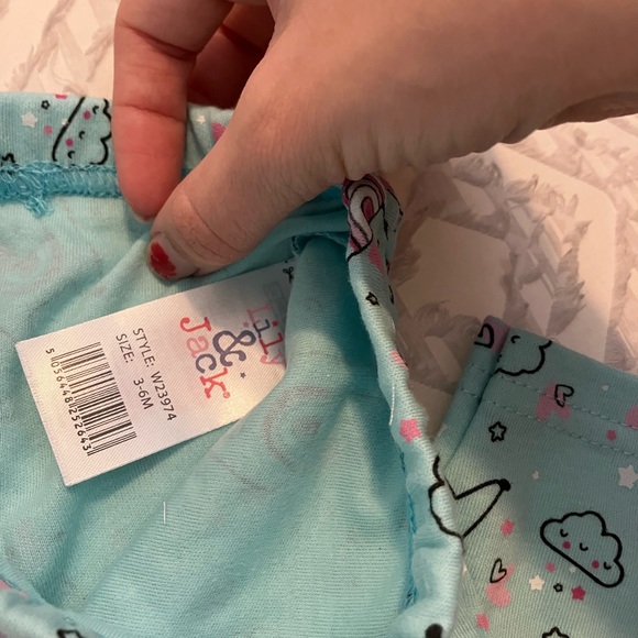 NWT ‘I Believe in Lamacorns’ Lily & Jack Set 3-6 months - Picture 6 of 8